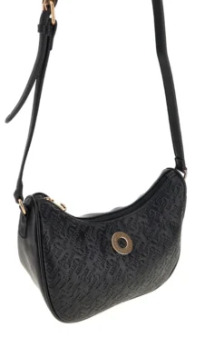 Borsa a spalla nero con tracolla regolabile Cotton belt 19,012,B015