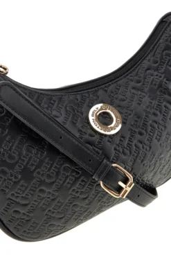 Borsa a spalla nero con tracolla regolabile Cotton belt 19,012,B015