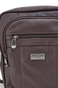 Borsa a tracolla marrone effetto martellato Basile BASILE BA520-4