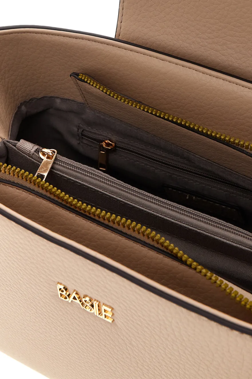 Borsa beige con tracolla rimovibile Basile CLASS BA1272DOLL