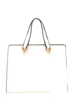 Borsa Bianco Panna con tracolla removibile Laura Biagiotti EMBARK
