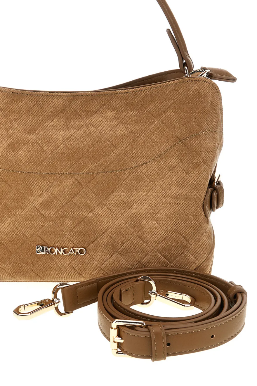 Borsa color Cuoio con tracolla removibile Roncato R5390