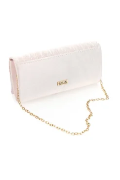 Borsa da sera rosa a mano con tracolla rimovibile COVERI COLLECTION SERA 099