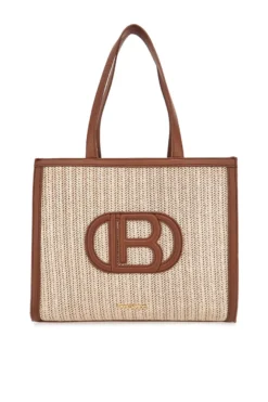 Borsa da spalla effetto intrecciato Laura Biagiotti AMPUR
