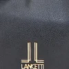 Borsa hobo nera con portamonete a cuore Lancetti LL25W-100-3