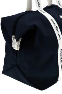 Borsa Mare Blu in Tessuto con Manici con Logo Tommy Jeans 18461