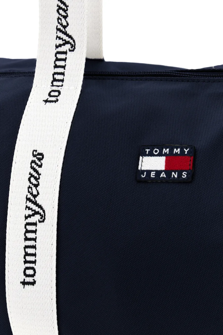 Borsa Mare Blu in Tessuto con Manici con Logo Tommy Jeans 18461