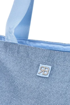 Borsa mare celeste con zip Renato Balestra 61030/MIAB3