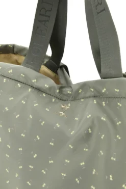 Borsa mare verde fantasia trasformabile in zaino Naj-oleari 61988/MIAP2