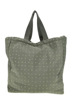 Borsa mare verde fantasia trasformabile in zaino Naj-oleari 61988/MIAP2