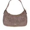 Borsa marrone a fantasia con tracolla removibile Basile BA1276TAP