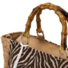 Borsa marrone fantasia con tracolla removibile Renato balestra 62001/ZAN2