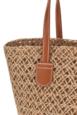 Borsa naturale intrecciata Selun 261002/E