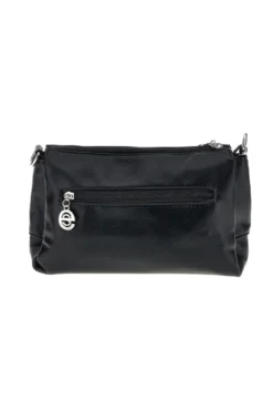 Borsa nera a tracolla compatta Emma spagnesi PU1461