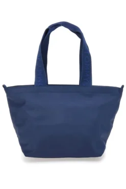 Borsa shopper mini blu in tessuto con manici logati Tommy Jeans Daily Mini Tote