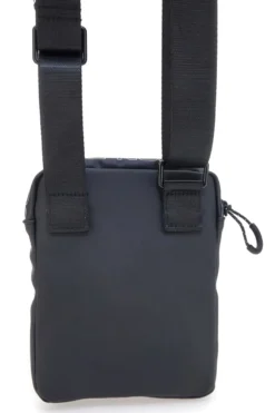 Borsello nero con tracolla regolabile Cotton belt K19-017-B059