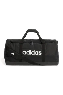 Borsone nero capiente con tracolla regolabile Adidas LINEAR DUFFEL L