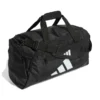 Borsone nero con tasche zip Adidas TRA DEE DUE M