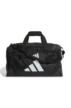 Borsone nero con tasche zip Adidas TRA DEE DUE M