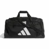 Borsone nero con tasche zip Adidas TRA DEE DUE M