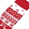 Calzini Rossi e Bianchi Natalizi Taglia Unica Crazy Socks 013