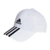 Cappellino Bianco con Frontino Curvo Adidas Baseball 3S Cap