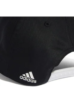Cappellino con frontino nero e logo bianco ADIDAS DAILY CAP