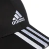 Cappellino Nero con Frontino Curvo Adidas Baseball 3S Cap