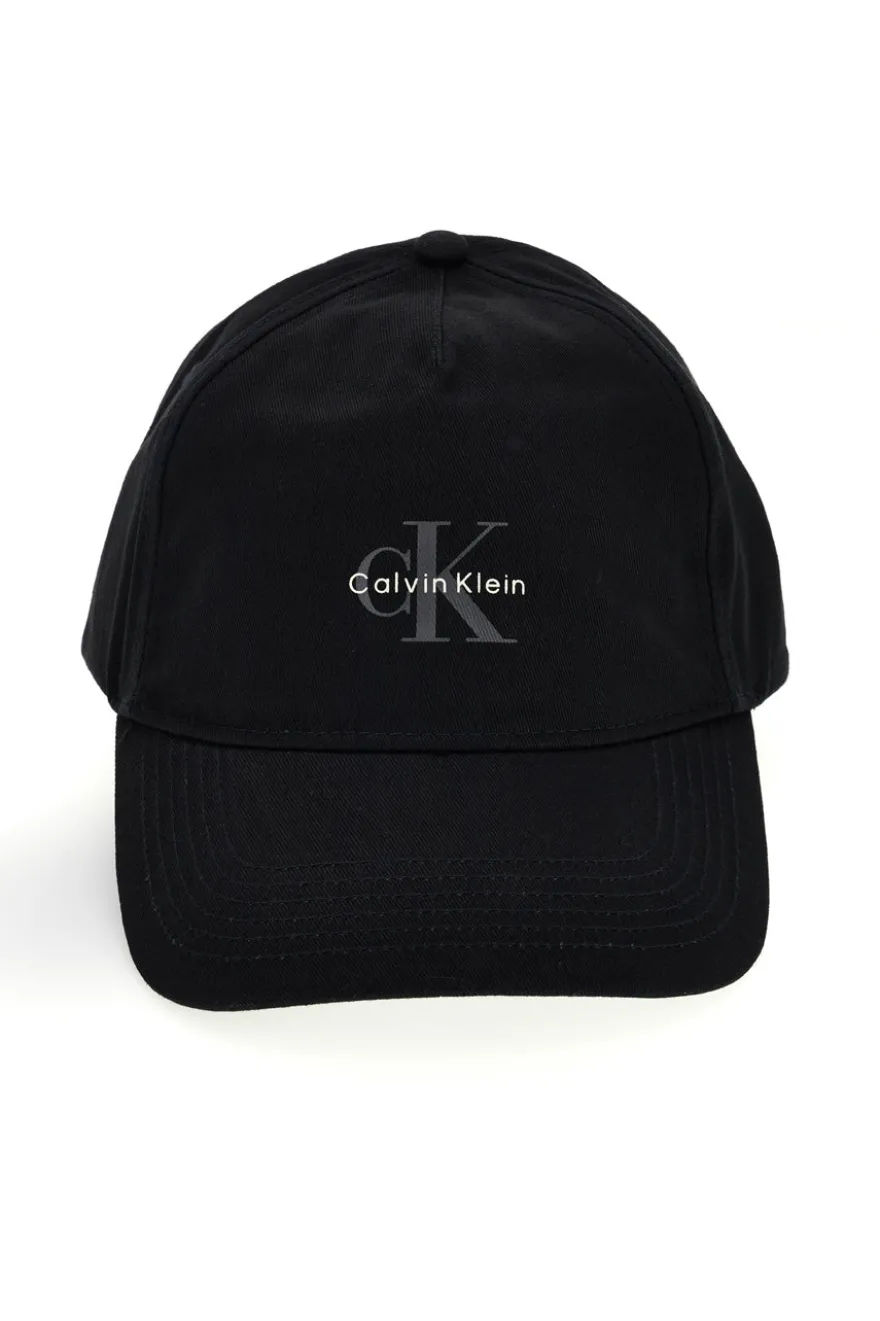 Cappello nero con logo Calvin klein CK CAP
