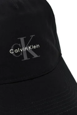Cappello nero con logo Calvin klein CK CAP