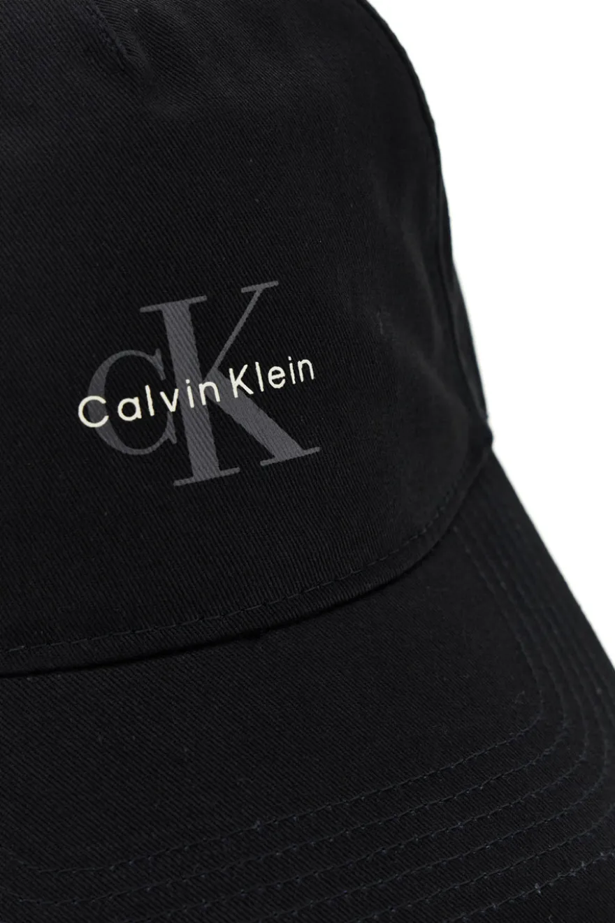 Cappello nero con logo Calvin klein CK CAP