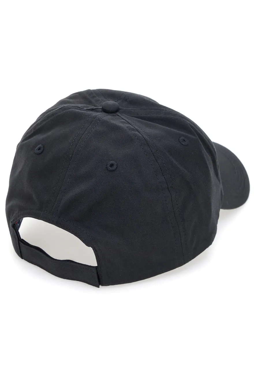 Cappello nero con logo ricamato Tommy jeans CAP