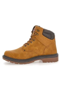 Carrera CAM759056068 Leder-Ankle-Boots mit gepolstertem Schaftrand