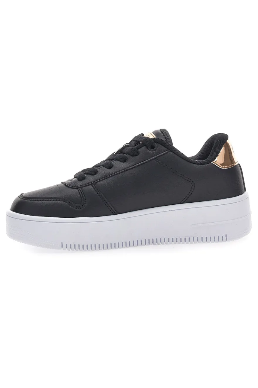 Champion Rebound Plat Metal Black Flatform-Sneaker