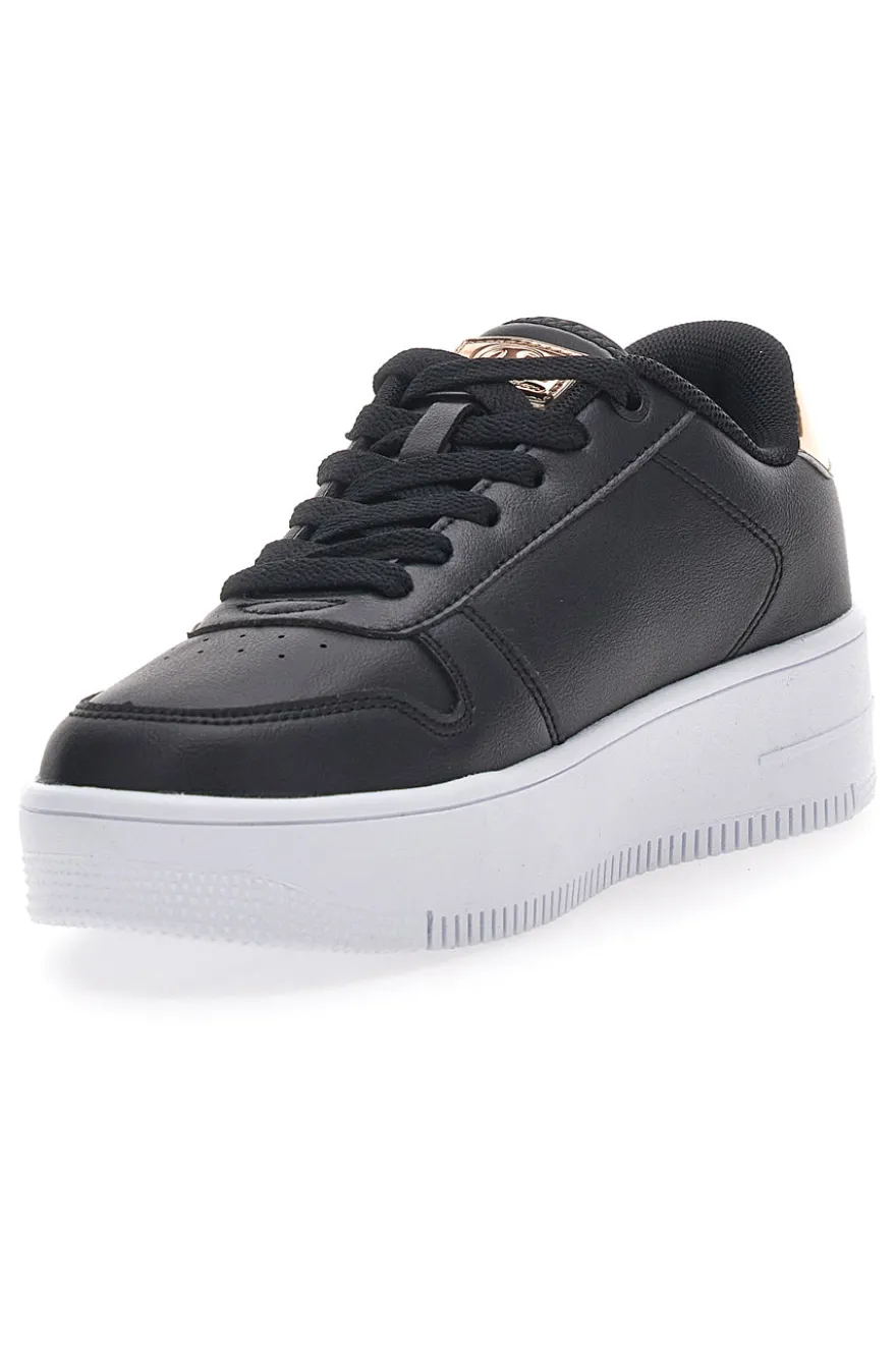 Champion Rebound Plat Metal Black Flatform-Sneaker