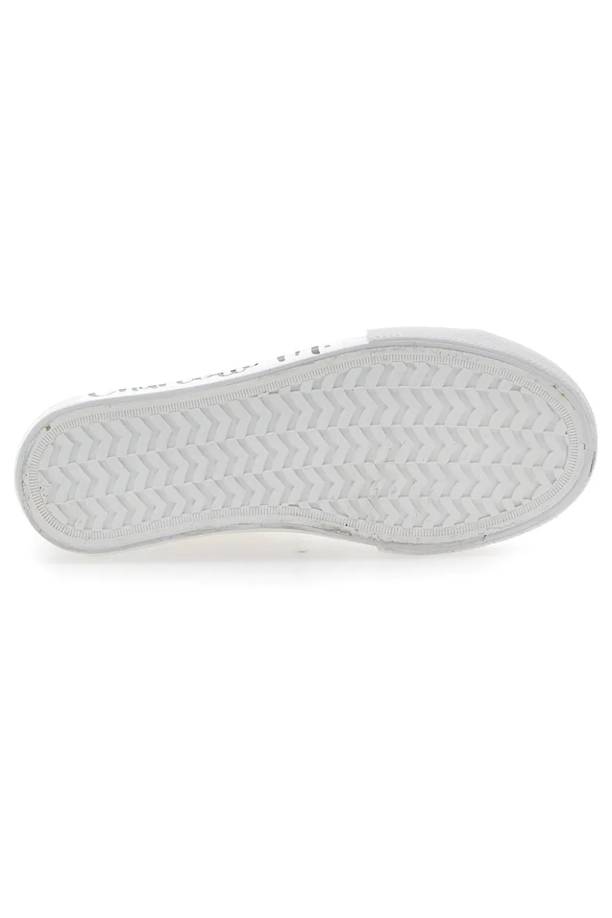 Charlotte 7901 Weiße Mid-Cut-Sneaker