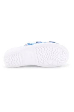 Ciabatta azzurra con sottopiede in pelle Best Medical 122F