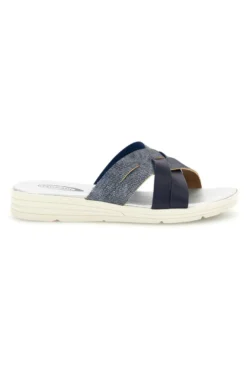 Ciabatta blu con fasce incrociate Plocadi A61JENV