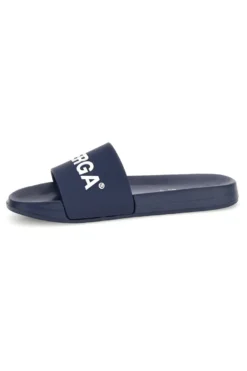 Ciabatta blu con logo Superga S24U433