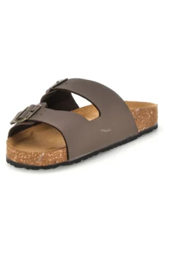 Ciabatta Taupe in vera pelle Bio up 101