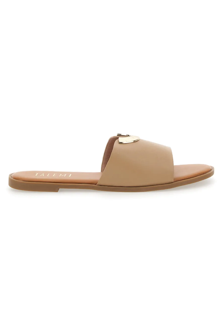 Ciabatte Basse Beige Talemi 10201