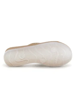 Ciabatte beige con dettagli luminosi Inblu 47 BV