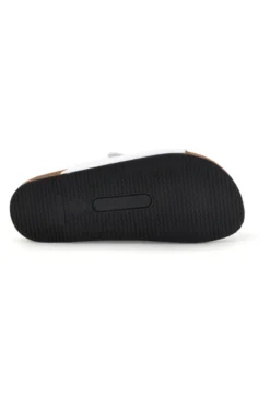 Ciabatte bianche con doppia fibbia Pittarello tierra 335A038SR