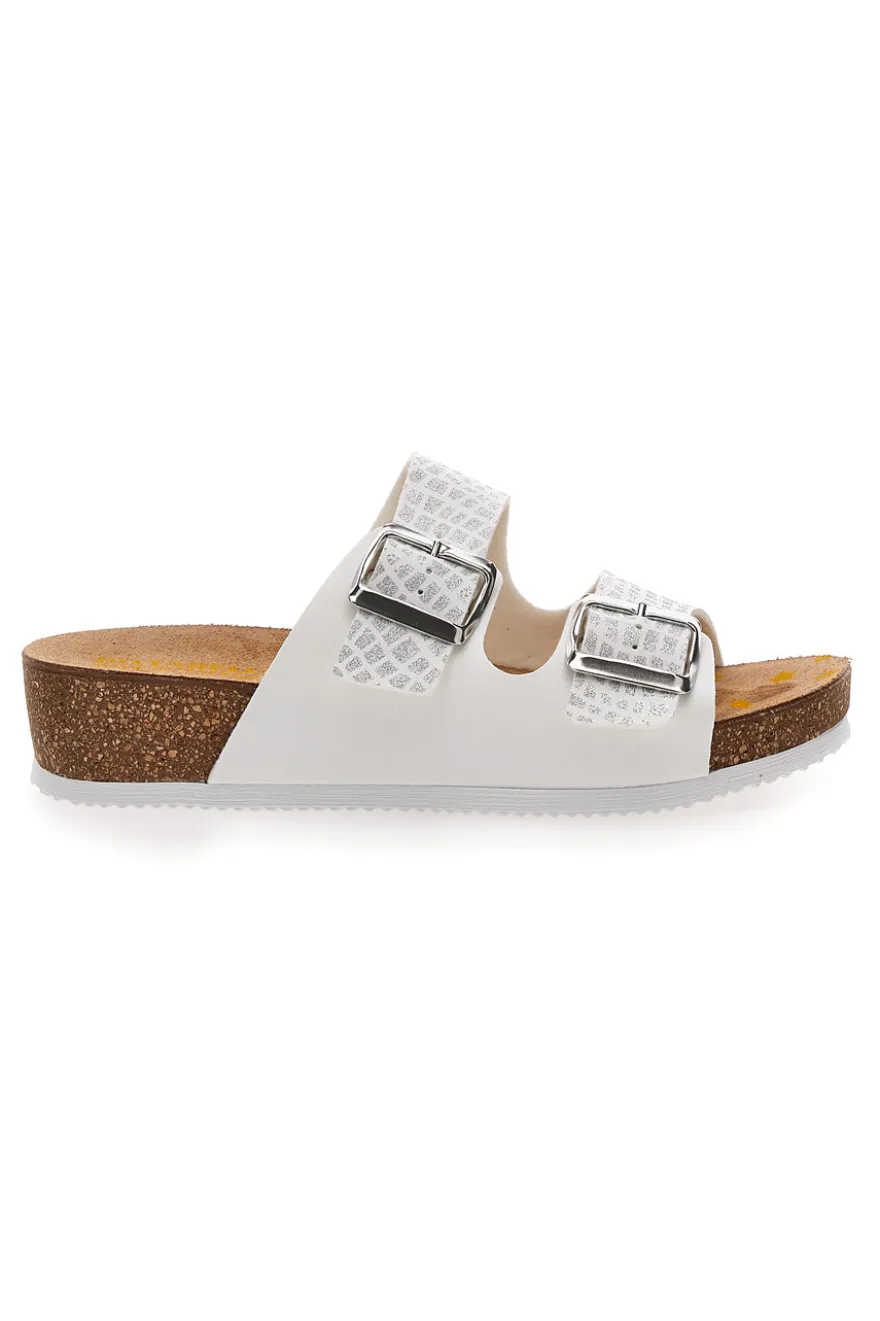Ciabatte Bianche con Fibbie Pittarello Bio 29320630