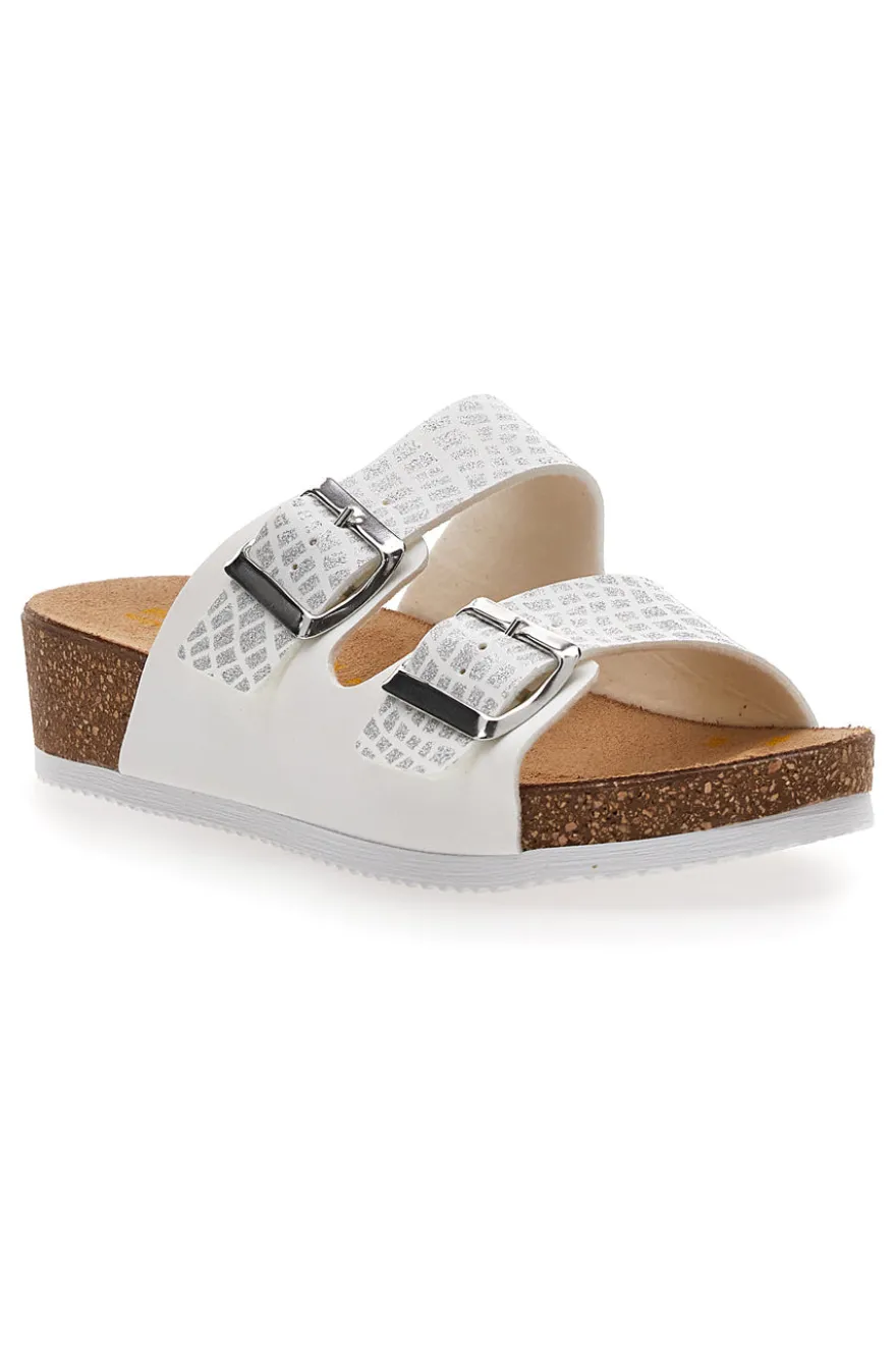 Ciabatte Bianche con Fibbie Pittarello Bio 29320630