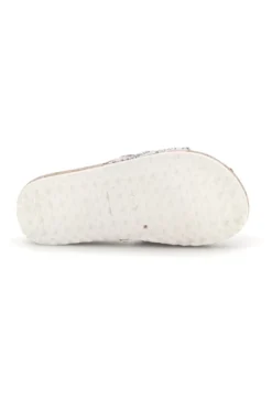 Ciabatte Bianche con Perline Pitt kids 14615