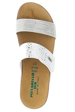 Ciabatte bianche con plantare comfort PITTARELLO ECO 293A480SR
