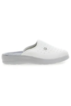 Ciabatte Bianche con Sottopiede in Pelle INBLU 33 RH