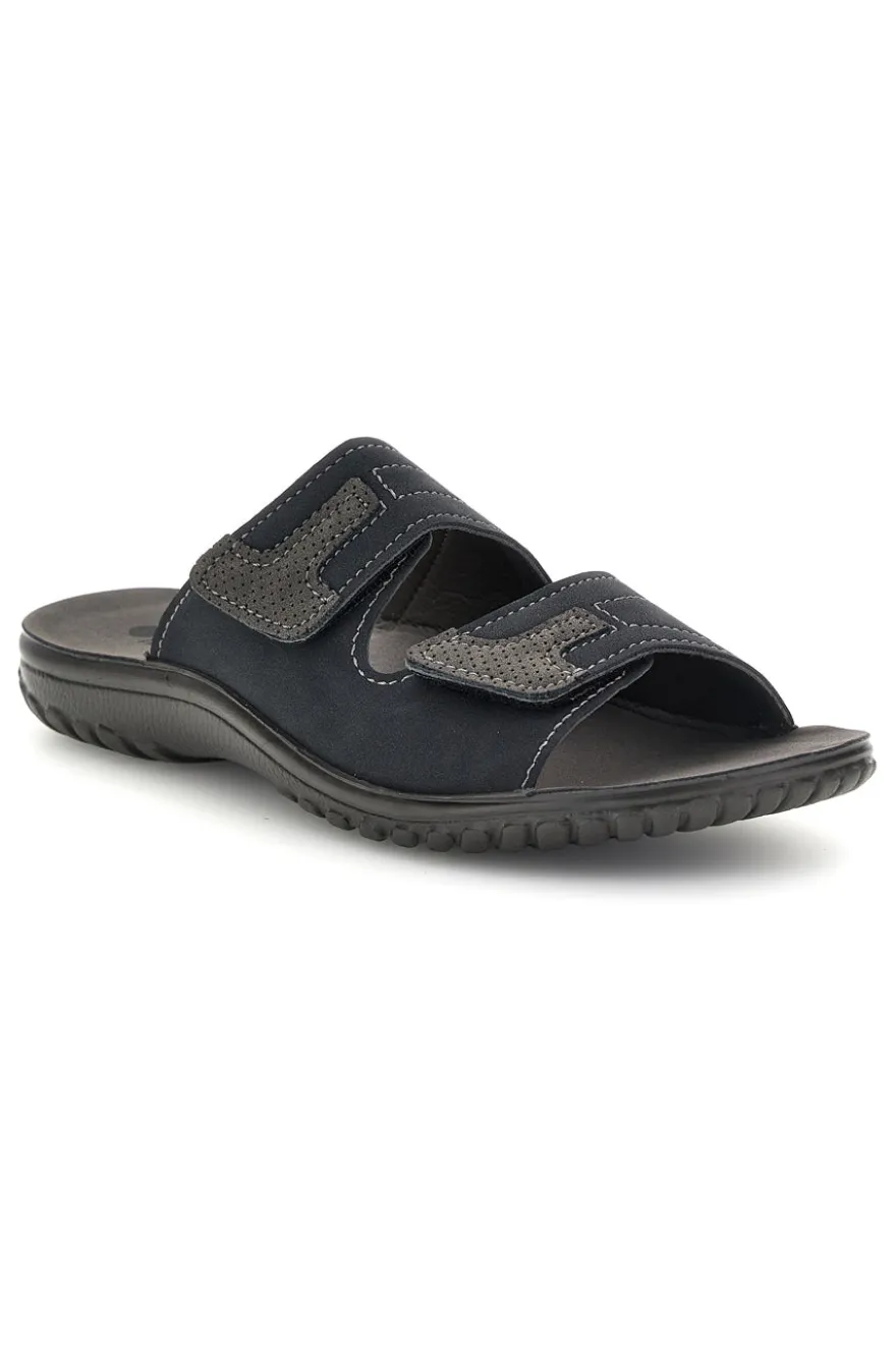 Ciabatte blu con doppio strappo Inblu 113 FN