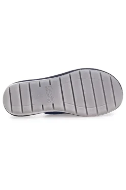 Ciabatte blu con pois e fiocco decorativo Inblu 72 LB